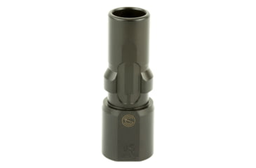 Image of SilencerCo 3-Lug Muzzle Device, M13.5x1 LH, 9mm, Black, AC2602