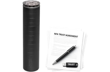 Image of SilencerCo Scythe STM DT .300 Remington Ultra Magnum Suppressor, 1.73x6.9in, Black, w/ NFA Trust Registration, 100000231887-KIT1