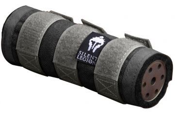 Image of Silent Legion Suppressor Cover/Heat Shield, Standard Temperature, 1800F, Black, 8 in, SC-8B