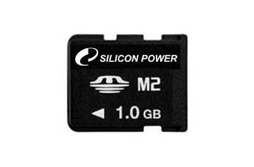 Image of Silicon Power Memory Stick Micro M2 Memory Card - 1GB SP001GBM2C000V10