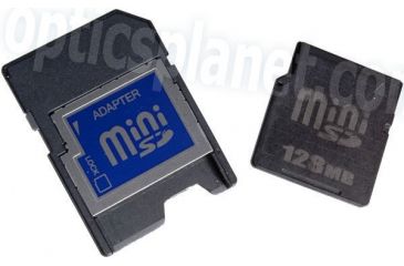 Image of Silicon Power 128MB MiniSD Memory Card with Adaptor (sample)