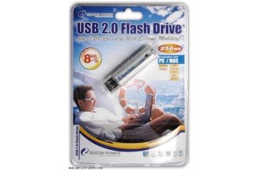 Image of Silicon Power 256 MB USB 2.0 Flash Drive SP256MBUFD2
