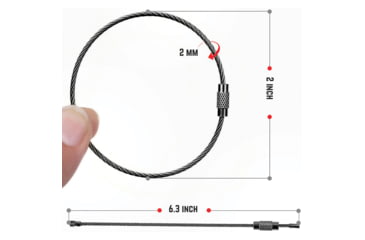 Image of SILIPAC Twist Lock Cable Ring Uncoated