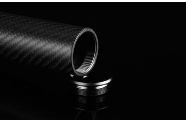 Image of Silverback Airsoft Carbon Dummy Suppressor, Short, 24mm CW, Carbon, Short, SBA-SIL-26