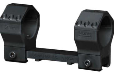 Image of Silverback Airsoft Desert Tech Scope Mount Replica 34mm, w/ 30/24mm Adapters, Black, SBA-SMT-01