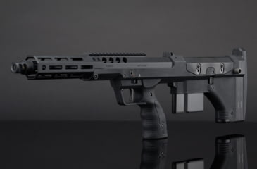 Image of Silverback Airsoft Desert Tech SRS A2/M2 Covert Air Gun, For Left Handed Shooters, Black, 16, SBA-BLT-13BK-L
