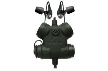 Image of Silynx Clarus FX2 Headset, w/ Fixed 6 pin radio adaptor lead, Black CFX2ITEB-001