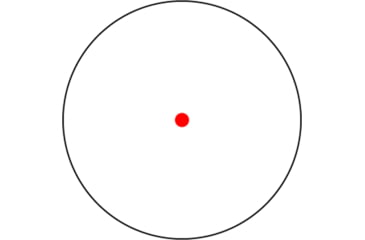 Image of Simmons 1x24mm Red Dot Sight with Rings - Matte Black, 511006C