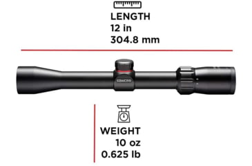 Image of Simmons 22 MAG Rimfire Rifle Scope, 3-9x32mm, 1 inch Tube, Second Focal Plane, Truplex Reticle, Black w/ Rings, 511039, EDEMO8