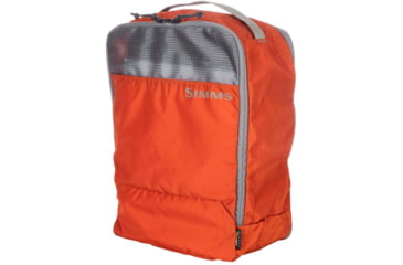 Image of Simms Fishing Products GTS Packing Pouches3-Pack, Simms Orange, One Size, gts-packing-po-3