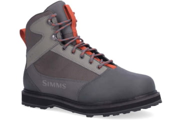 Image of Simms Fishing Products Tributary Wading Boot, Rubber Soles - Kid's, Basalt, Small, kids-wad-boot-rubber-sol