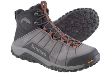 Image of Simms Fishing Products Flyweight Wading BootVibram Sole - Men's, Steel Grey, Small, 7, 12631-016-07