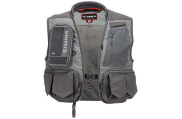 Image of Simms Fishing Products Freestone Fishing Vest - Men's, Pewter, Small, 13402-015-20