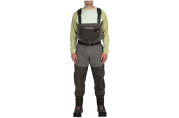 Image of Simms Fishing Products G3 Guide Waders Stockingfoot - Men's, Gunmetal, Small, 7-8, Regular, 13476-042-20