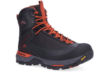 Image of Simms Fishing Products G4 PRO Powerlock Wading BootVibram - Men's, Carbon, 8, 13507-003-08