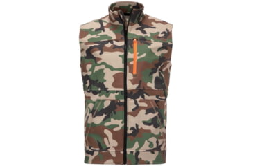 Image of Simms Fishing Products Rogue Vest - Men's, Woodland Camo, Small, ms-rogue-vestmedcamp