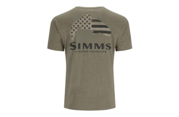 Image of Simms Fishing Products Ms Wooden Flag Trout T-Shirt- Past Seasons Style B3019733, wooden-flag-trout-t-shirt