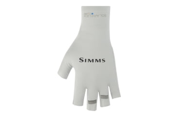 Image of Simms Fishing Products Solarflex Half-Finger SunGloves, 13606-1244-10