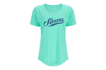 Image of Simms Fishing Products Womens Simms Script T-Shirt 2B6A3C2A, ws-simms-script-t-shirt