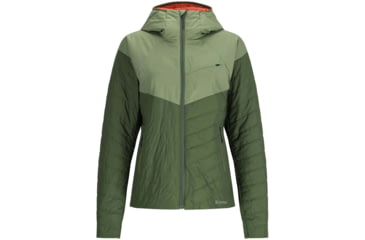 Image of Simms Fishing Products Fall Run Insulated Hoody - Women's, Dark Clover/Riffle Green, Small, 13821-1148-20