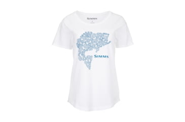 Image of Simms Fishing Products Ws Floral Bass T-Shirt 609A22A7, womens-floral-bass-tee