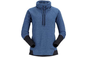 Image of Simms Fishing Products Rivershed Sweater - Women's, Black, Small, wom-rivershed-sweater