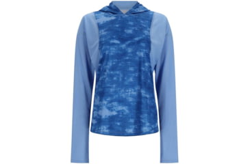 Image of Simms Fishing Products Simms Challenger Solar Hoody - Women's, Sapphire Daze, Small, 13881-1021-20