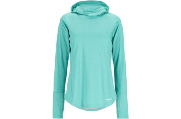 Image of Simms Fishing Products Solarflex Cooling Hoody - Women's, Steel Blue, Small, 13497-881-10