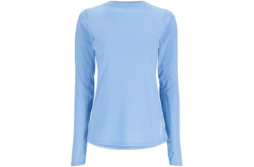 Image of Simms Fishing Products SolarFlex Crew - Women's, Cornflower, Small, 13670-457-20