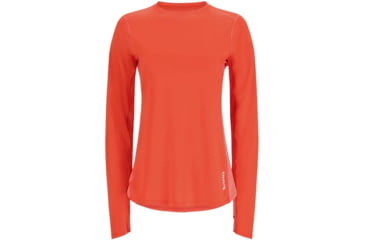 Image of Simms Fishing Products SolarFlex Crew - Women's, Watermelon, Small, 13670-1024-20