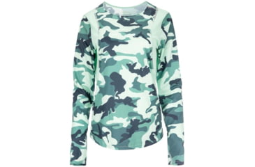 Image of Simms Fishing Products SolarVent Crew - Women's, Cinder, Small, 13500-255-20