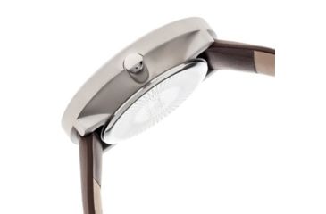 Image of Simplify 2601 The 2600 Watch 40mm, Brown Leather Band, Silver Case, White Face SIM2601