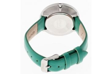 Image of Simplify 2605 The 2600 Watch 40mm, Green Leather Band, Silver Case, Black Face SIM2605