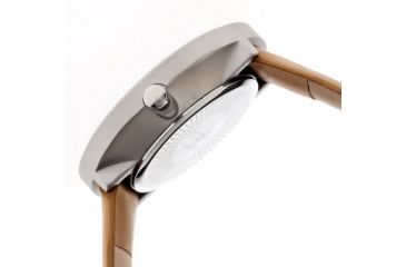 Image of Simplify 2607 The 2600 Watch 40mm, Brown Leather Band, Silver Case, Black Face SIM2607