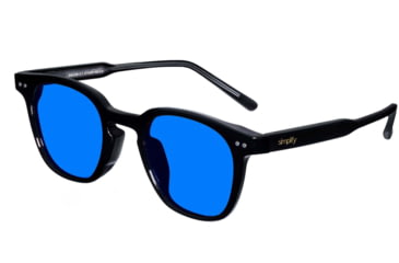 Image of Simplify Alexander Polarized Sunglass, Black/Blue, One Size, SSU126-C3