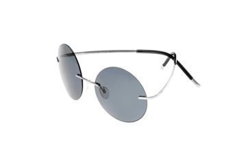 Image of Simplify Christian Polarized Sunglasses, Silver/Black, One Size, SSU114-SL