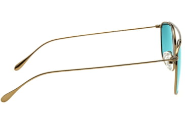 Image of Simplify Collins Sunglasses, Gold Frame, Celeste Lens, Polarized, One Size, SSU104-GD