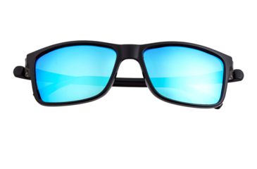 Image of Simplify Ellis Polarized Sunglasses - Unisex, Black/Blue, One Size, SSU123-BL