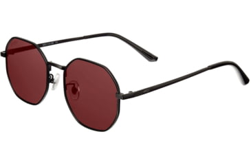 Image of Simplify Ezra Polarized Sunglass, Black/Red, One Size, SSU125-RD