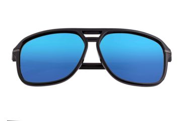Image of Simplify Reed Polarized Sunglasses - Unisex, Black/Blue, One Size, SSU121-BL