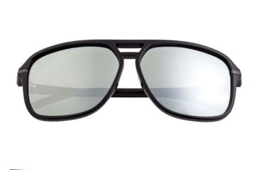 Image of Simplify Reed Polarized Sunglasses - Unisex, Black/Silver, One Size, SSU121-SL