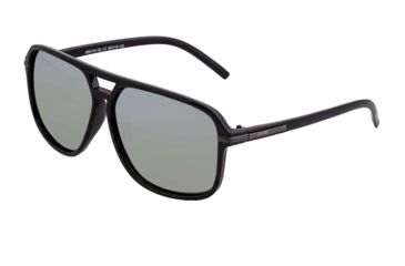 Image of Simplify Reed Polarized Sunglasses - Unisex, Black/Silver, One Size, SSU121-SL