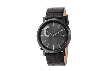 Image of Simplify The 3100 Leather Strap Watch, Black, Standard SIM3107