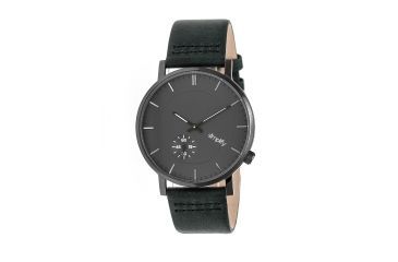 Image of Simplify The 3600 Leather Strap Watch, Forest Green/Charcoal, Standard SIM3606