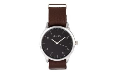 Image of Simplify The 5600 Watches, Black/Brown, One Size, SIM5603