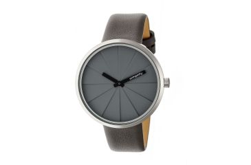 Image of Simplify The 4000 Leather-Band Watch, Grey, Standard SIM4004
