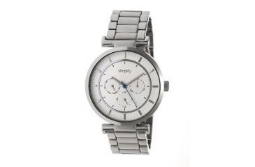 Image of Simplify The 4800 Bracelet Watch w/Day/Date, Silver, Standard SIM4801