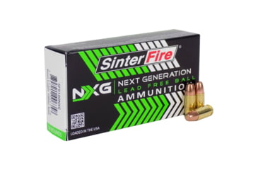 Image of SinterFire NXG 9mm Luger 100 Grain Lead-Free Ball Brass Cased Centerfire Pistol Ammo, 50 Rounds, SF9100NXG(50)LF