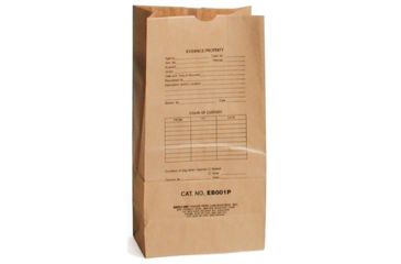 Image of Sirchie - Kraft Evidence Bags, Printed, 7&quot; x 4.5&quot; x 13.75&quot;, 100/pack