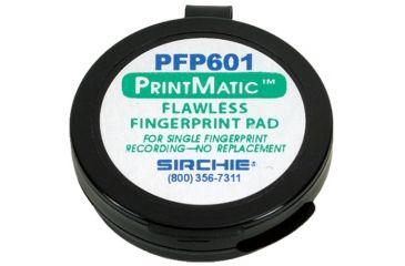 Image of Sirchie - PrintMaticâ„¢ Flawless Ink Pad, 1-5/8" diameter
